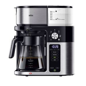 Open Box - Braun -  50 oz MultiServe Coffee Maker Plus 10-Cup Po Silver